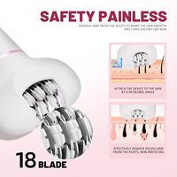 Rasoir électrique 6-en-1 pour femmes, sans fil, rechargeable, épilateur pour dames, étanche, tondeuse multifonctionnelle pour l'épilation du maillot de bain
