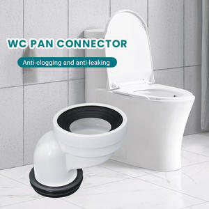 Connecteur de tube en PP Horing <span class=keywords><strong>pour</strong></span> cuvette de toilette <span class=keywords><strong>WC</strong></span> Tube de drainage Shifter Pipe Offset <span class=keywords><strong>Bride</strong></span> <span class=keywords><strong>pour</strong></span> salle de bain - Product Image 2