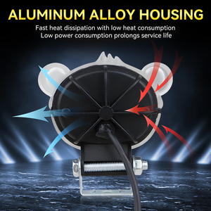 Faro Delantero LED para Motocicleta con Diseño de Cabeza de León, Luces Intermitentes RGB, Resistente al Agua IP67, Faros Antiniebla para Camiones, ATV, Jeeps 2 - Product Image 5