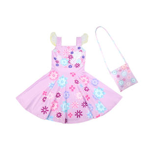 Yiwu Yiyuan Garment Girl Baby <b>Encanto</b> <b>Clothes</b> Set 3 Pcs Romper Skirt Purse Outfits Wholesale Toddler Kid <b>Clothes</b> Outfit Romper - Product Image 5