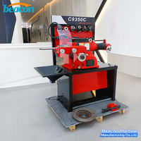 Torno para Discos y Tambores de Freno Beacon C9350C con Lámpara de Trabajo LED, Bandeja para Herramientas, Interruptor de Parada Automática Doble, Máquina de Corte de Rotores de Freno