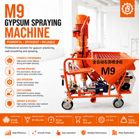 Machine de pulvérisation électrique haute pression M9 M11 pour enduit, coulis, plâtre, peinture pierre naturelle, ciment et mortier