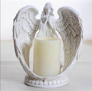 <span class=keywords><strong>F</strong></span> 1773 simpatía regalo LED de vela de Ángel estatuilla ala Memorial vela - Product Image 1
