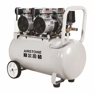 Airstone 220v 8 बार हवा कंप्रेसर 550w चुप हवा कंप्रेसर तेल मुक्त पिस्टन प्रकार