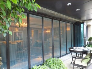 Porta per schermo in alluminio europa con design a griglia e zanzariera/telaio in alluminio porta per zanzariera a scomparsa - Product Image 2