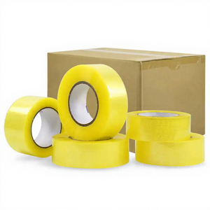 Термостойкая односторонняя прозрачная водонепроницаемая клейкая лента BOPP с акриловым клеем, 10 мм x 100 м, для запечатывания коробок - Product Image 4