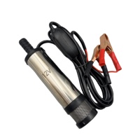 Pompe submersible à moteur diesel DC 25L/min 12V 24V en aluminium pour garage atelier Garantie 1 an