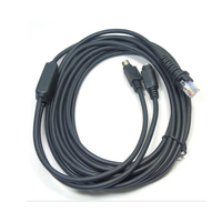Cable en Y RJ45 de 5 m a Doble PS2 KB con Escáner de Código de Barras Micro-USB para Computadoras Honeywell 3800g 4600G