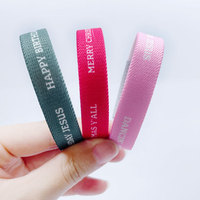 Bracelet en tissu élastique personnalisé avec logo, étanche, RFID FM1108 213 215 216, transfert thermique, bracelet NFC