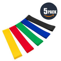 Haiyang Libenli – Lot de 5 mini bandes de fitness en caoutchouc pour l'exercice sportif, personnalisables avec impression, niveau léger