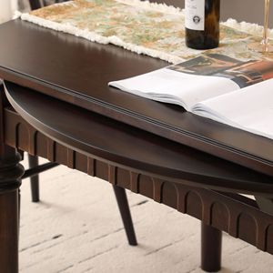 American Style Solid Wood Dining <b>Table</b> Rectangle Combination Furniture For Dining Room - Product Image 4