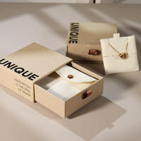 Coffret à bijoux personnalisé en forme de livre avec couvercle rabattable, coffret cadeau pour bijoux, boîtes à bijoux, faible MOQ avec sac pour collier