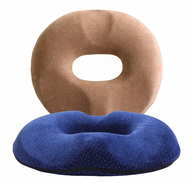 Donut Pillow Hemorrhoid Tailbone Cushion Orthopedic Donut Pillow Memory Foam Chair Seat Cushion for Tailbone and Coccyx Pain