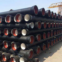 Meilleur choix DN80-1200mm Tuyau en fonte ductile à raccordement par emboîtement, revêtu de bitume pour les infrastructures de canalisations souterraines