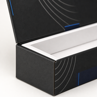 Nouvel arrivage : Porte-stylo de luxe en carton noir pour les campagnes d'entreprise, les comptoirs de vente au détail et les cadeaux