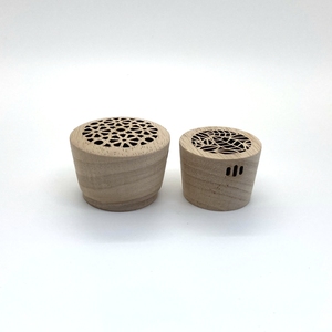 Tapa de perfumr de madera de 45*22mm de alta calidad de fábrica de China con tapa interior de 28 tuercas para botella de Perfume más fresca de aire de coche - Product Image 5