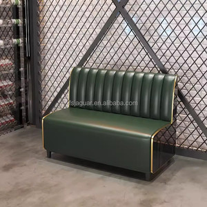 Sillón de madera maciza con respaldo de ratán y mesa de comedor con pedestal sólido, muebles para cafetería y <span class=keywords><strong>restaurante</strong></span>, con canales verticales de PU para pared de madera. - Product Image 6