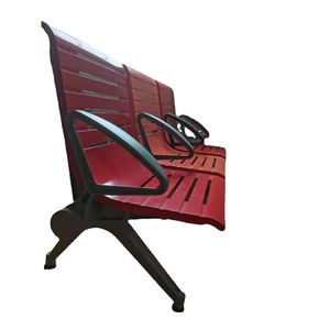 Sillas de Espera Henmei con Patas de Aleación de Aluminio, Asiento para Tres Personas, Uso en Exteriores, Hospitales, Parques y Escuelas, con Pasamanos - Product Image 4