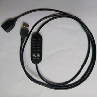 Câble de commutation de contrôle de vitesse USB 5v/12v universel