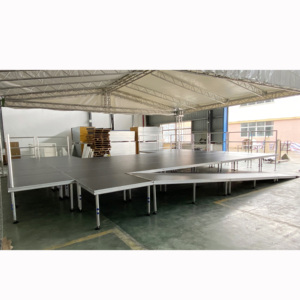 Height adjustable modern aluminum <b>stage</b> lighting <b>stage</b> for party event - Product Image 4