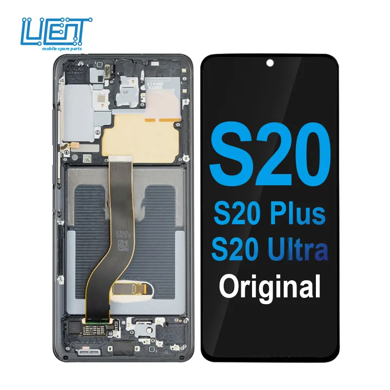 Tela ultra s20 lcd para samsung s20 plus, tela de lcd para samsung s20 plus e samsung s20 plus