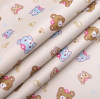 Tissu en taffetas recyclé imprimé, imperméable, en polyester recyclé, avec revêtement argenté