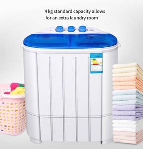 Lavadora Semiautomática de Doble Tina de 4 kg con Secadora, Lavadora de Ropa, Lavadora de Carga Superior - Product Image 2