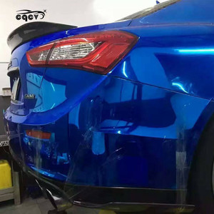 Kit carrozzeria per <span class=keywords><strong>Maserati</strong></span> Ghibli 3D stile fibra di carbonio con labbro anteriore diffusore minigonne laterali bagagliaio Spoiler laterale copertura specchietto retrovisore - Product Image 4