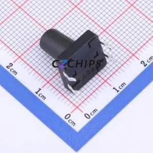 TSF001B14026A03 Tactile Switch DIP-4P,12x12mm Switch Round Button 2.6N Through Hole 12mm - Product Image 2