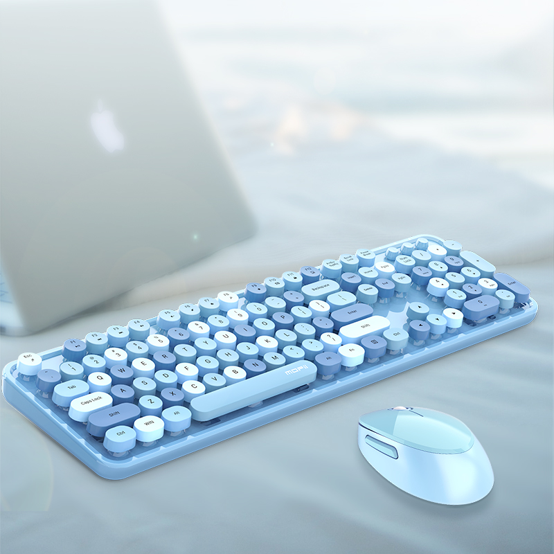Прямая продажа с фабрики, клавиатура и мышь, беспроводные наборы 2,4 ГГц, для офиса и работы, портативный комплект беспроводной клавиатуры и мыши