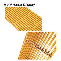 60x30cm ABS Panneau Rehausse Couleur Bois Supermarche Boulangerie Patisserie Sushi Bar a Salade