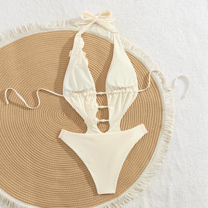 TW thiết kế mới tắm phù hợp với sexy người phụ nữ Áo tắm bikini phụ nữ một mảnh bikini 3D hoa Đồ bơi beachwear - Product Image 3