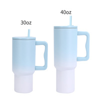 Gobelet isotherme Ice King 3ème génération en acier inoxydable 304 avec paille, 40 oz, pour voiture, préservation du froid, gobelet auto 30 oz