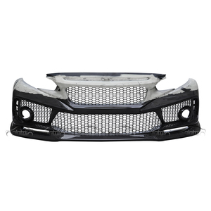 Kits de carrosserie en carbone + FRP pour Honda Civic 10TH FK8 SPOON, pare-chocs avant, lèvre, spoiler, pare-chocs arrière, diffuseur de menton, 1 <span class=keywords><strong>ensemble</strong></span> - Product Image 2