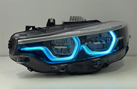 WLJ - Accesorios para Automóviles BMW Serie 4 M4 M3 F32 F36 F80 F82, Conjunto de Luces LED RGB de Conducción Diurna