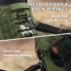 <b>Pet</b> Tactical Sport Fashion Chest <b>Harness</b> Waterproof Anti-Shock Adjustable Multi-Function Leash for Larger Dogs - Product Image 2