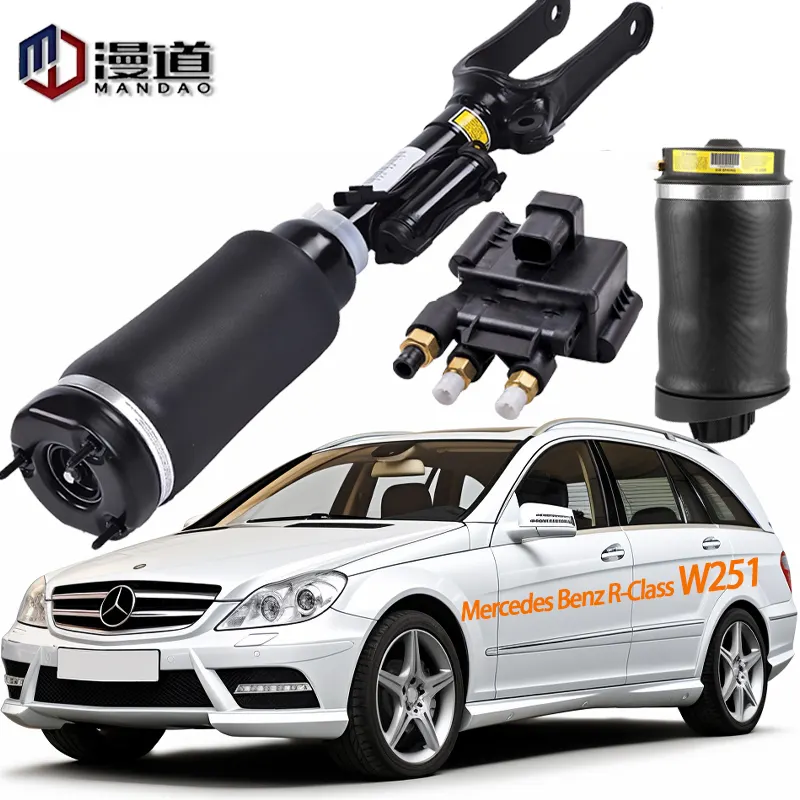 Kit de aire de suspensión neumática con resorte de piezas de automóvil para choque de automóviles con 2513201931 eléctrico para Mercedes W251 R300 amortiguador