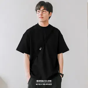 중국의 의류 공장 플러스 사이즈 남성 셔츠 티셔츠 면 100% 두꺼운 사용자 정의 Oem DTG 로고 빈 무거운 무게 티셔츠