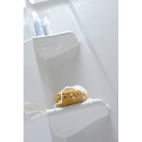 60-in L x 30-in W x 56.25-in H Blanc 3-Piece Direct to Stud Bathtub Surround Bath Screen