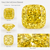 Laboratuvarda Yetiştirilmiş Elmas Beyaz Fantazi Pembe Sarı Canlı Mavi Zümrüt Kesim DEF 1CT 3CT 5 Karat 10ct CVD Gevşek Laboratuvar Elmasları IGI Sertifikalı
