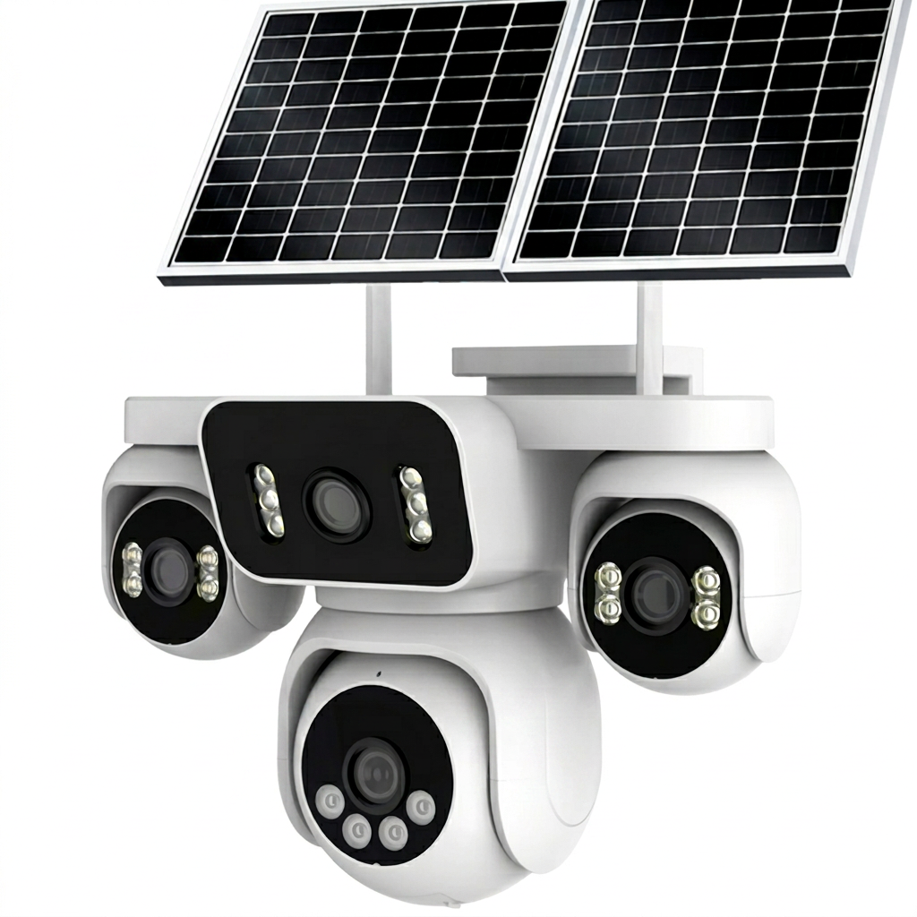 40MP 4-Lens Solar PTZ Security Camera