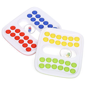 Popolare Stress sollievo in Silicone giochi Pop Fidget giocattolo 2-Player dadi Pop It giocattolo per la famiglia gioco di notte divertimento in classe - Product Image 1