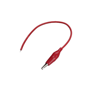 Ensemble de fils de test alligator rouges et noirs pour mesures électriques, tests sur banc et projets électroniques DIY - Product Image 2