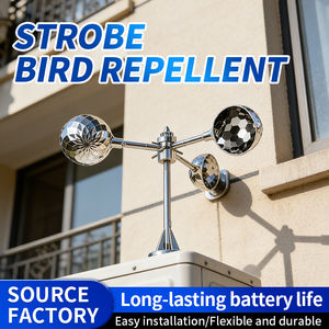 Répulsif solaire pour oiseaux produisant un son fort imitant <span class=keywords><strong>les</strong></span> prédateurs, reflétant la lumière par des miroirs et des matériaux réfléchissants polyédriques - Product Image 1