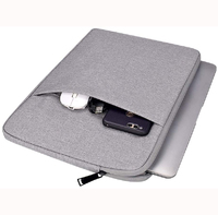Housse de protection pour ordinateur portable, tablette, sacoche antichoc en polyester, pochette de rangement pour ordinateur avec logo personnalisé pour ordinateur portable de 13 pouces