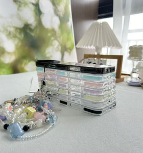 <span class=keywords><strong>Coque</strong></span> transparente tendance <span class=keywords><strong>pour</strong></span> iPhone 15/17, dos en acrylique, cadre en TPU, pare-chocs en TPE, anti-chute, impression d'<span class=keywords><strong>image</strong></span> personnalisée, achat minimum <span class=keywords><strong>de</strong></span> 50 - Product Image 4