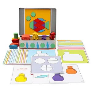 Rompecabezas Geométrico Inteligente y Magnético de Madera para Educación Temprana, Ideal para Dropshipping y Shopify - Product Image 1