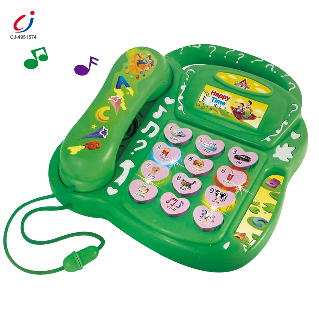 Chengji Baby Learning Toys Educational Electric Abc Machine Spanish Arabic Cartoon Baby Plastic Toy Telephones