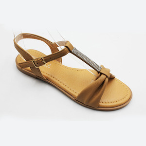 Sandalias planas con flores para niña y niño, <span class=keywords><strong>zapatos</strong></span> de princesa con diamantes de imitación, precio barato - Product Image 4