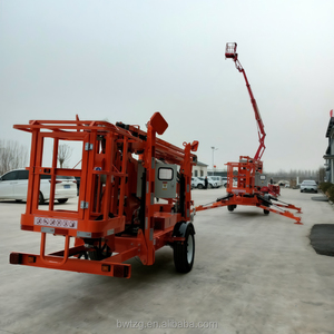 Angkat Boom teleskopik tugas berat, Trailer langit kelas atas beban 1 ~ 18m untuk pekerjaan pohon - Product Image 5